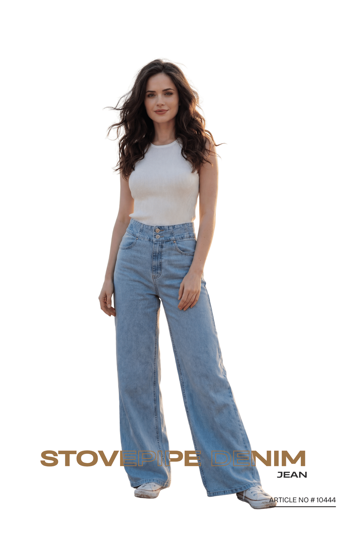 Stovepipe Denim Jean by 3A APPARELS - Article #10444
